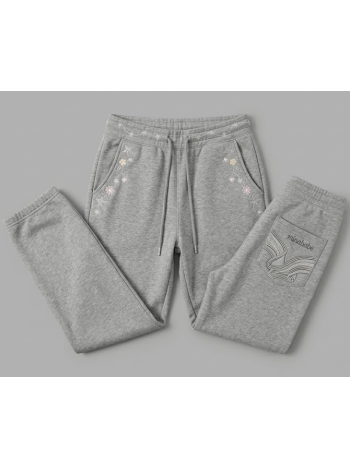 Nature Aesthetic Grey Sweatpants for Women | Soft Girl Cozy Joggers