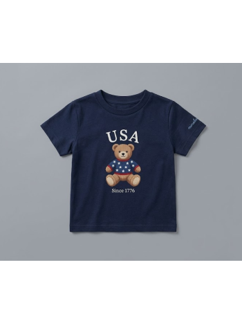 USA Independence Day Baby Tee | Cute Patriotic Aesthetic T-Shirt